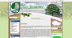 Desktop Screenshot of dubenec.cz