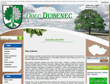 Tablet Screenshot of dubenec.cz